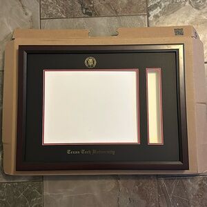 Texas Tech diploma frame